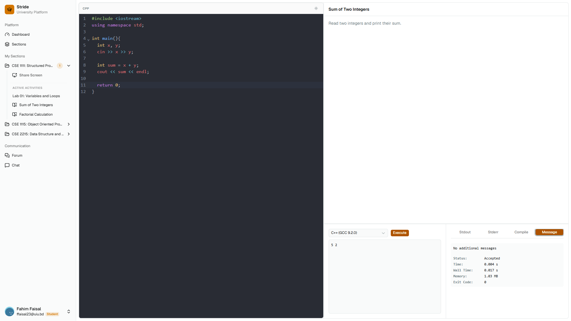 Stride Platform Preview